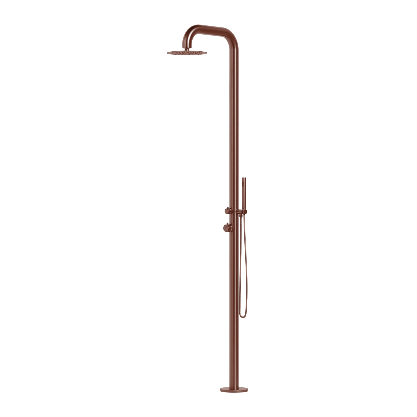 Atlas Freestanding Outdoor Shower with Handheld