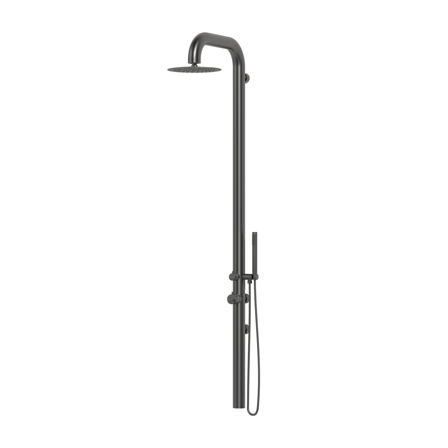 Summit Wall Mounted Outdoor Shower with Handheld