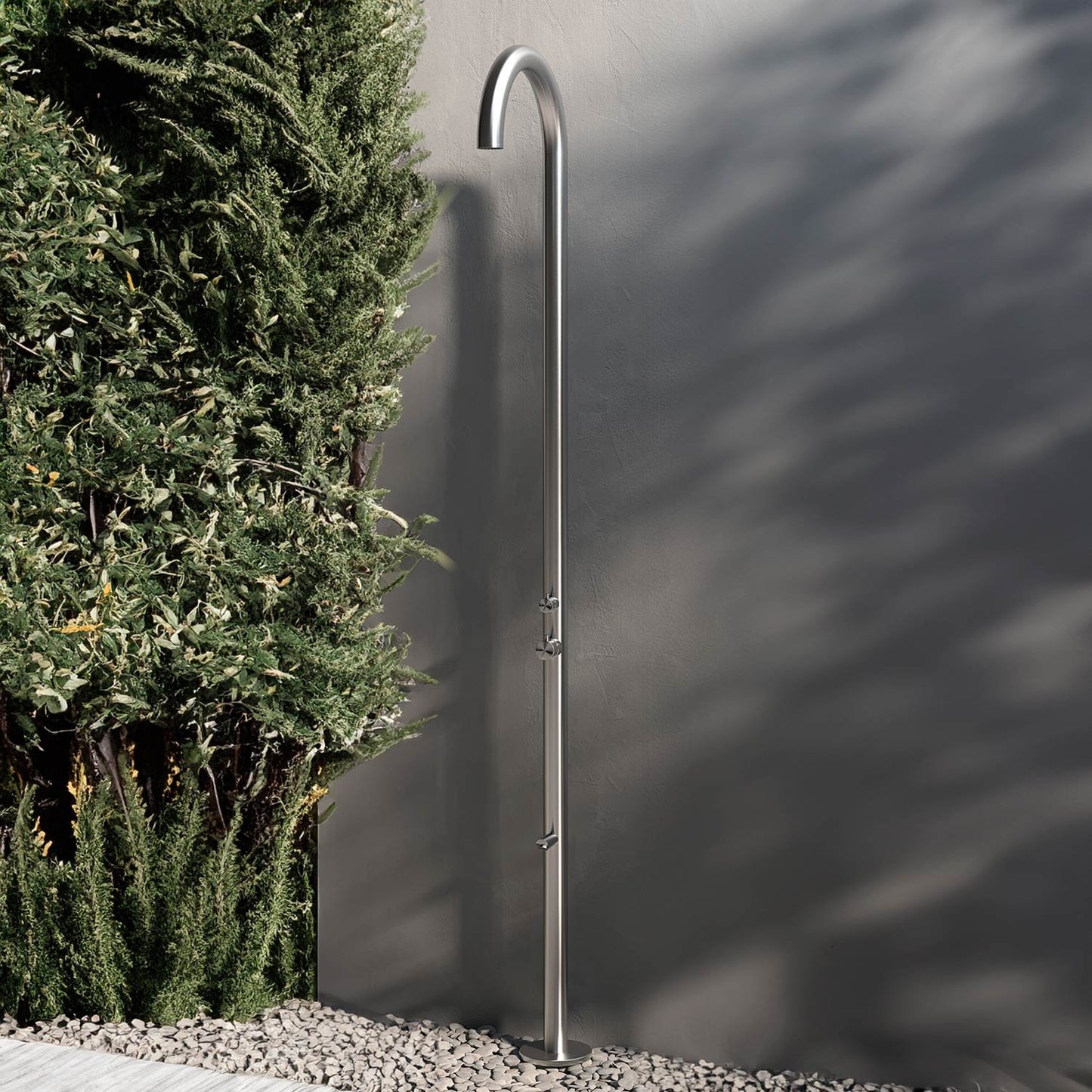 Teton Freestanding Outdoor Shower with Foot Wash