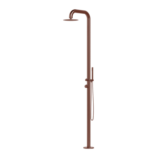 Atlas Freestanding Outdoor Shower with Handheld