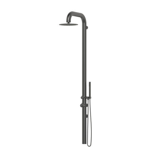 Summit Wall Mounted Outdoor Shower with Handheld