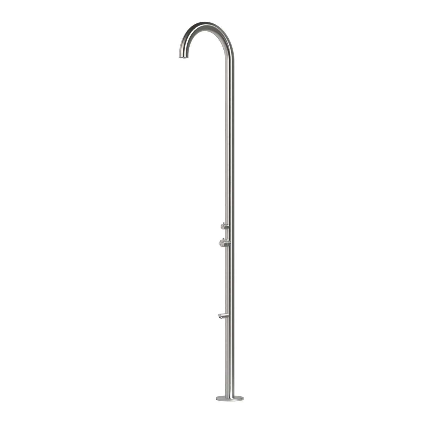 Teton Freestanding Outdoor Shower with Foot Wash