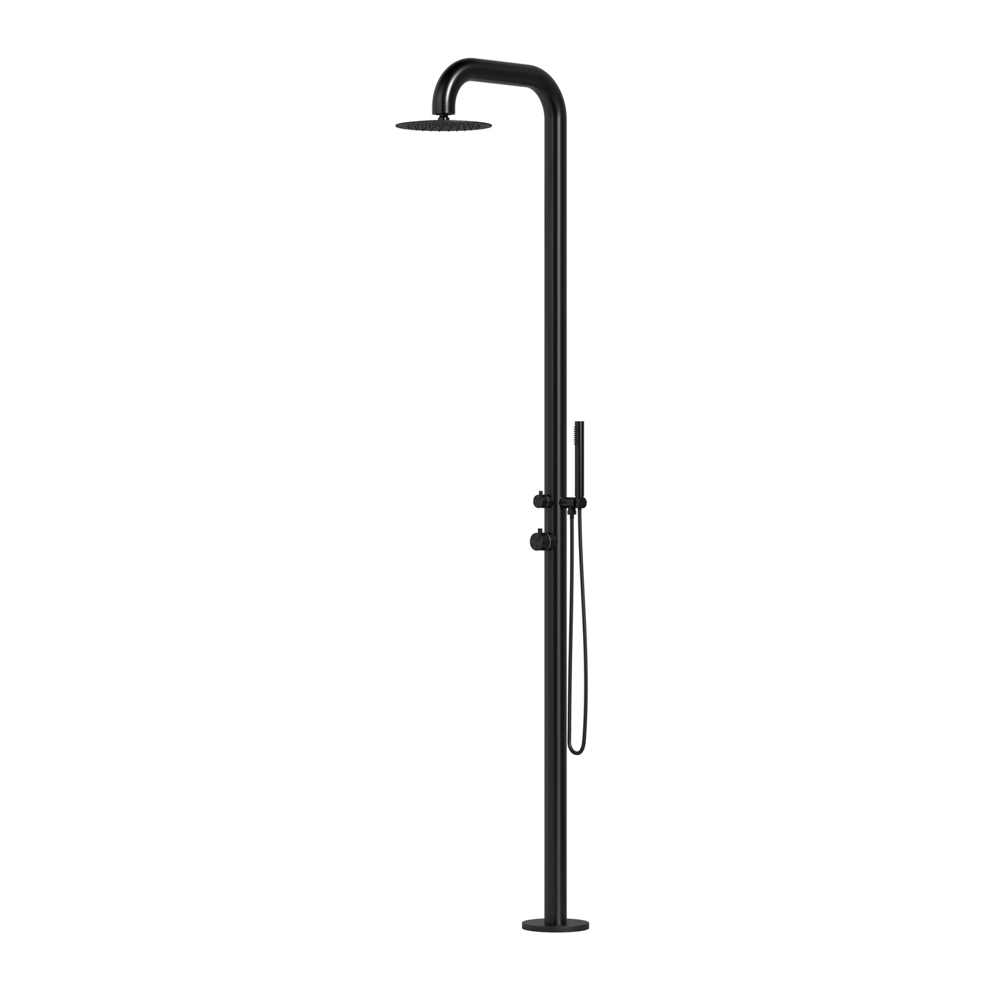 Atlas Freestanding Outdoor Shower with Handheld